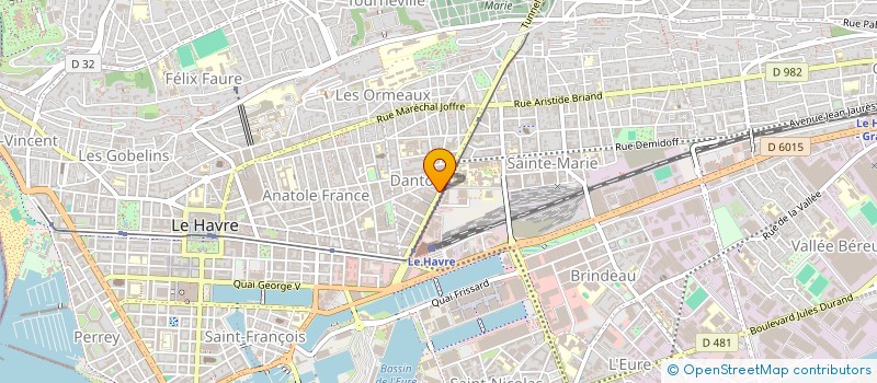 localisation de l'entreprise MADAME MANON MOREL  LE HAVRE