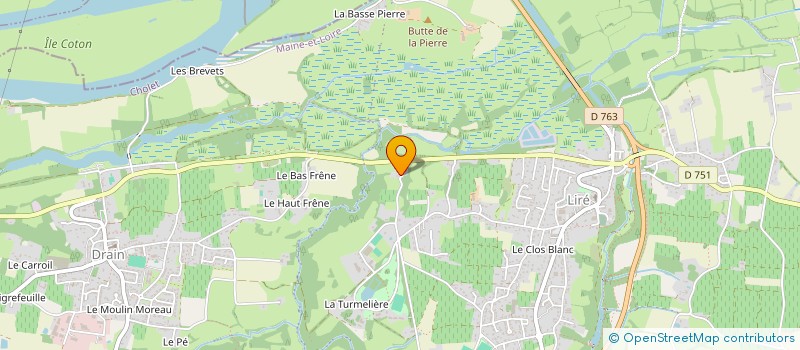 localisation de l'entreprise MADAME MANON MORILLE  OREE-D'ANJOU