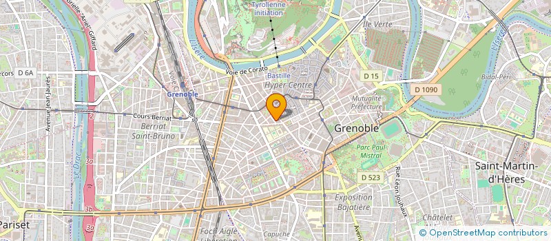 localisation de l'entreprise MADAME MANON MORIN  GRENOBLE
