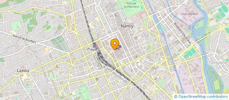 localisation de l'entreprise MADAME MANON MORTESSAGNE  NANCY