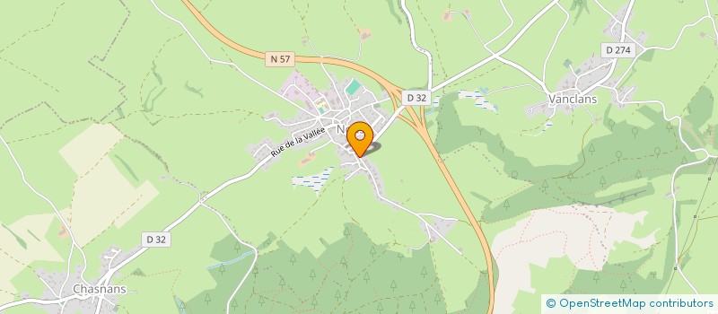 localisation de l'entreprise MADAME MANON MOUGIN  LAVANS-VUILLAFANS