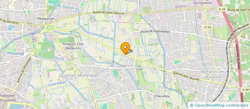localisation de l'entreprise MADAME MANON MOUNIER  AVIGNON