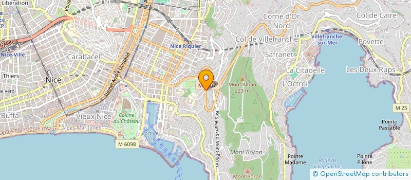 localisation de l'entreprise MADAME MANON MOURAILLE  NICE