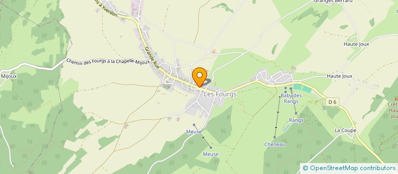 localisation de l'entreprise MADAME MANON MOURAUX  LES FOURGS