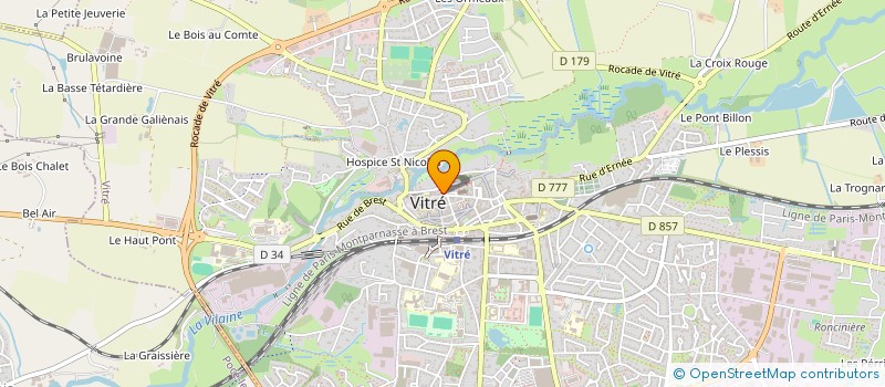 localisation de l'entreprise MADAME MANON MOURO  VITRE