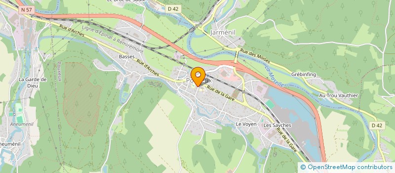 localisation de l'entreprise MADAME MANON MUNIER  POUXEUX