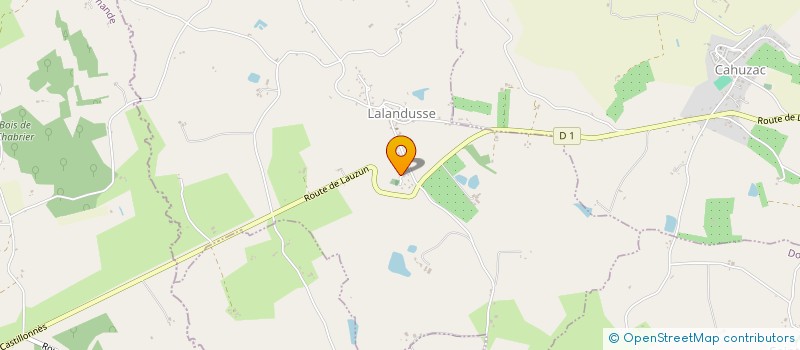 localisation de l'entreprise MADAME MANON NATIVEL  LALANDUSSE