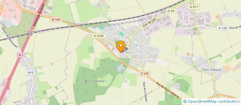 localisation de l'entreprise MADAME MANON NICOLAS  AVELIN