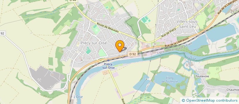 localisation de l'entreprise MADAME MANON NOE  PRECY-SUR-OISE