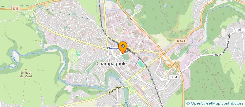 localisation de l'entreprise MADAME MANON OBADIA  CHAMPAGNOLE