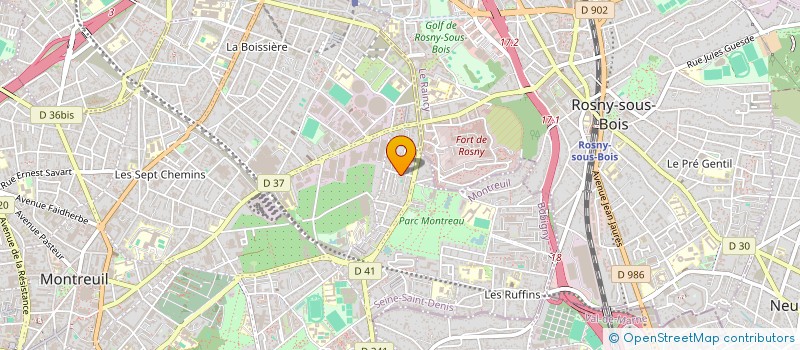localisation de l'entreprise MADAME MANON OLLIVIER à MONTREUIL
