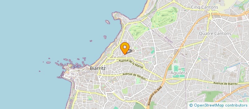 localisation de l'entreprise MADAME MANON OMER à BIARRITZ