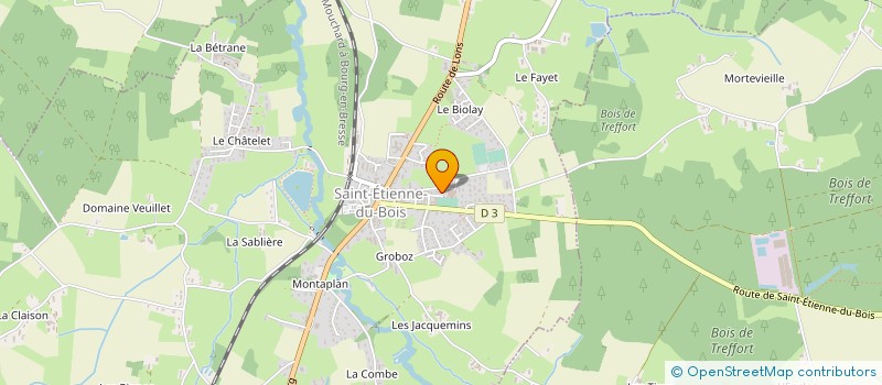 localisation de l'entreprise MADAME MANON ORTEGA  SAINT-ETIENNE-DU-BOIS