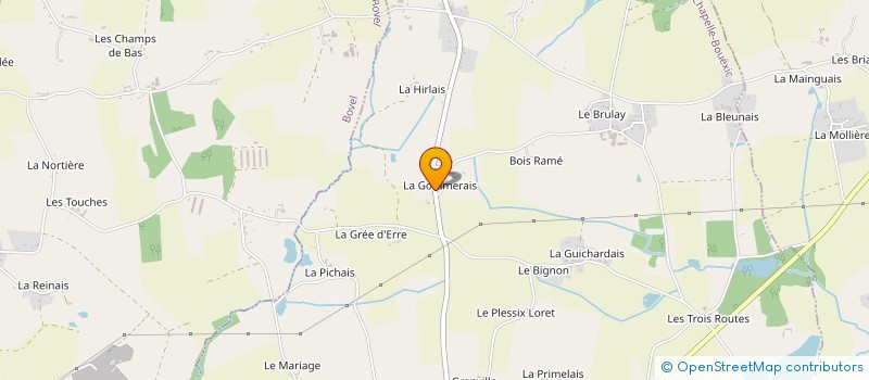 localisation de l'entreprise MADAME MANON PAGNIER  LA CHAPELLE-BOUEXIC