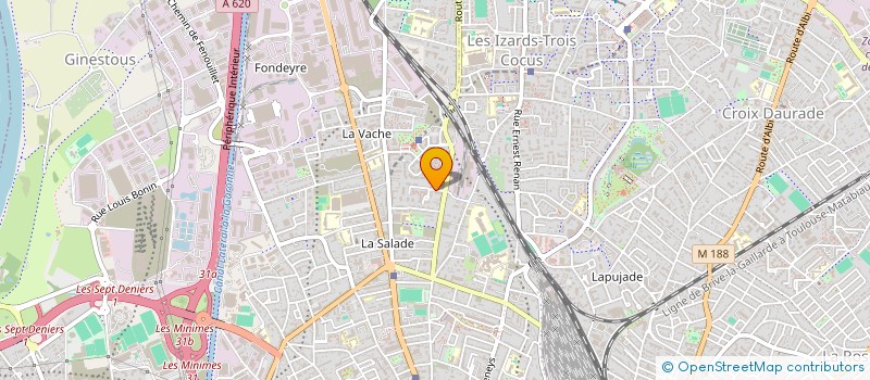 localisation de l'entreprise MADAME MANON PAGNUCCO-CONSTANTIN  TOULOUSE