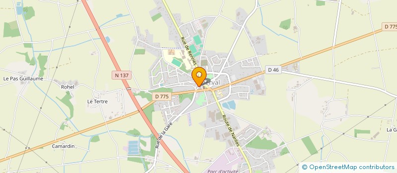 localisation de l'entreprise MADAME MANON PAILLARDON  SAINT-VINCENT-DES-LANDES