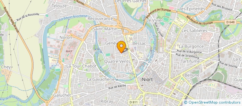 localisation de l'entreprise MADAME MANON PAILLAUD  NIORT