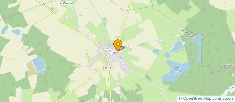 localisation de l'entreprise MADAME MANON PANIEZ  IGNY-COMBLIZY