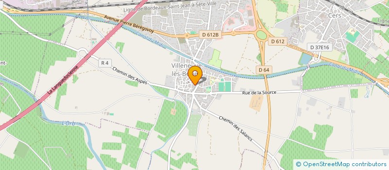 localisation de l'entreprise MADAME MANON PANNIER  VILLENEUVE-LES-BEZIERS