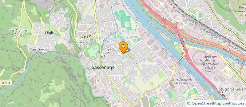 localisation de l'entreprise MADAME MANON PARAT  SASSENAGE