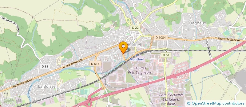 localisation de l'entreprise MADAME MANON PARIS  MONTLUEL