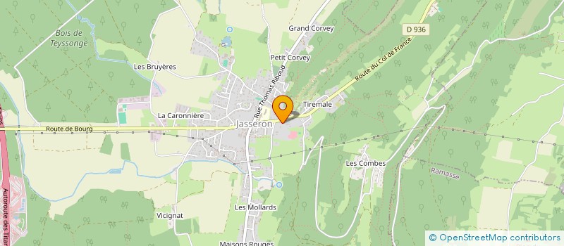 localisation de l'entreprise MADAME MANON PARISOT  JASSERON