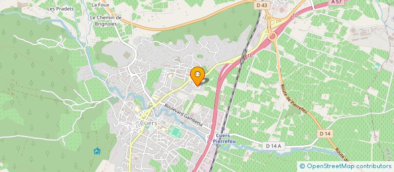 localisation de l'entreprise MADAME MANON PASQUALI  CUERS