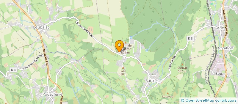 localisation de l'entreprise MADAME MANON PASQUINE  LOURDES