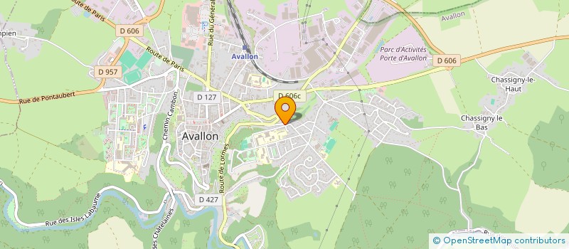 localisation de l'entreprise MADAME MANON PATOURET  VEZELAY