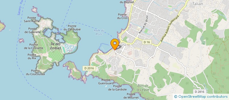 localisation de l'entreprise MADAME MANON-PAULINE FLEURIAU à SIX-FOURS-LES-PLAGES