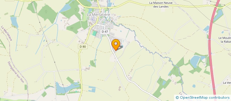 localisation de l'entreprise MADAME MANON PEAUD  LA MERLATIERE