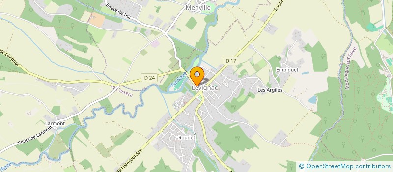 localisation de l'entreprise MADAME MANON PEGOT  LEVIGNAC