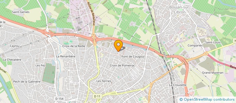 localisation de l'entreprise MADAME MANON PEIRO à BEZIERS