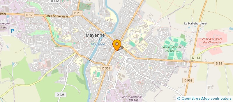 localisation de l'entreprise MADAME MANON PEIXOTO  MAYENNE