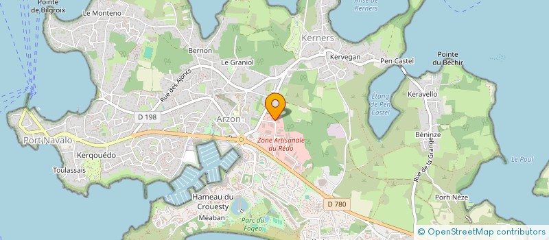 localisation de l'entreprise MADAME MANON PELHATE  ARZON