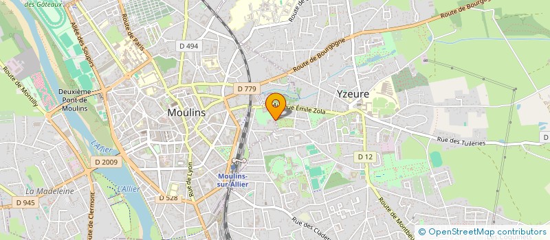 localisation de l'entreprise MADAME MANON PELISSE à MOULINS