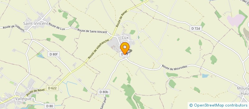 localisation de l'entreprise MADAME MANON PELLEGRIN  LUX