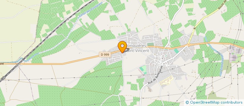 localisation de l'entreprise MADAME MANON PELLIER  JONQUIERES-SAINT-VINCENT