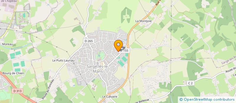 localisation de l'entreprise MADAME MANON PENNETIER  SARGE-LES-LE-MANS