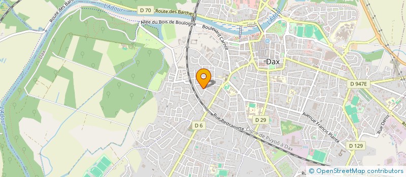 localisation de l'entreprise MADAME MANON PERARD  DAX