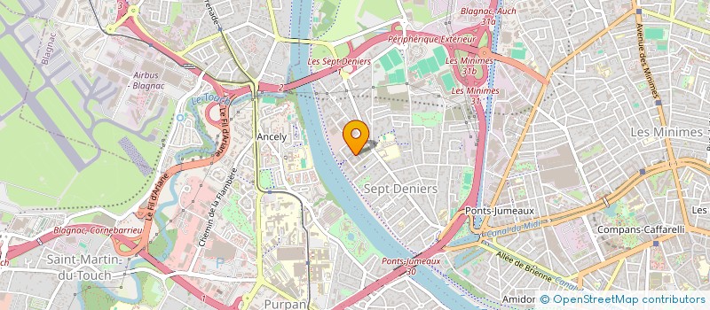 localisation de l'entreprise MADAME MANON PERISSINOTTO à TOULOUSE