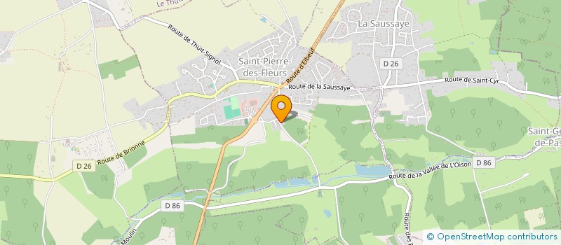 localisation de l'entreprise MADAME MANON PERNOIT  SAINT-AUBIN-LES-ELBEUF