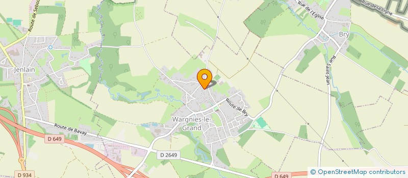 localisation de l'entreprise MADAME MANON PERRET  WARGNIES-LE-GRAND