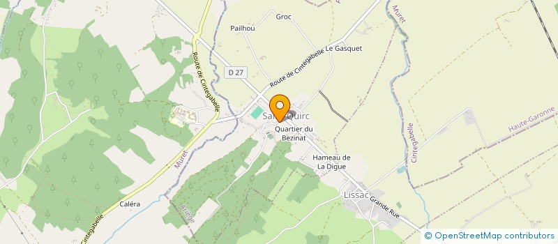 localisation de l'entreprise MADAME MANON PERRI à SAINT-QUIRC