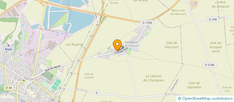 localisation de l'entreprise MADAME MANON PERRIN  DANCOURT-POPINCOURT