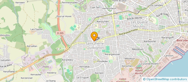 localisation de l'entreprise MADAME MANON PERRUS à BREST