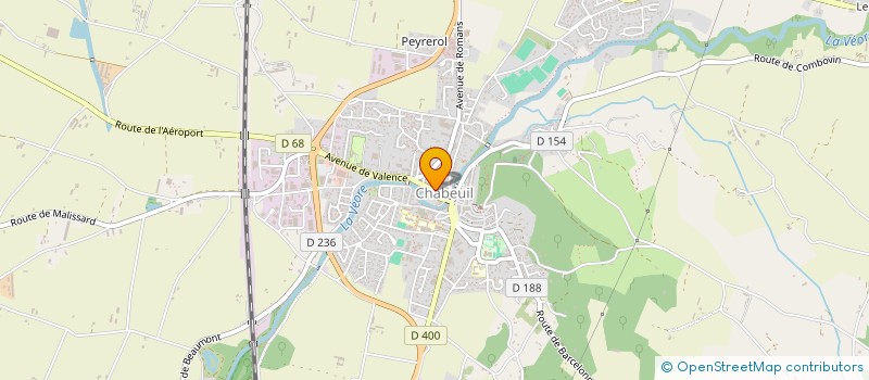 localisation de l'entreprise MADAME MANON PEYRARD à CHABEUIL