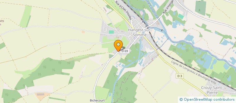 localisation de l'entreprise MADAME MANON PEYRE  HANGEST-SUR-SOMME