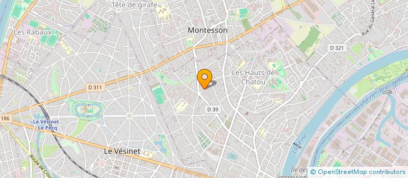 localisation de l'entreprise MADAME MANON PEYROT  CHATOU