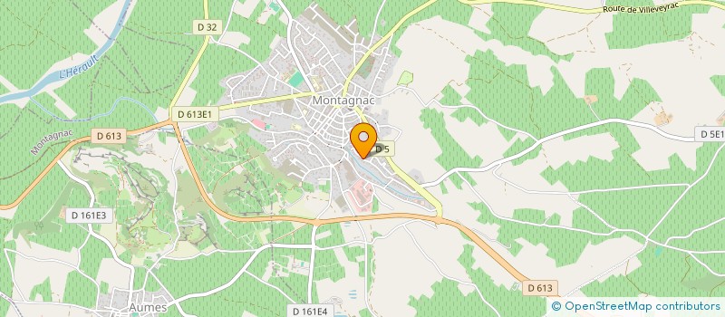 localisation de l'entreprise MADAME MANON PHARIPOU  MONTAGNAC